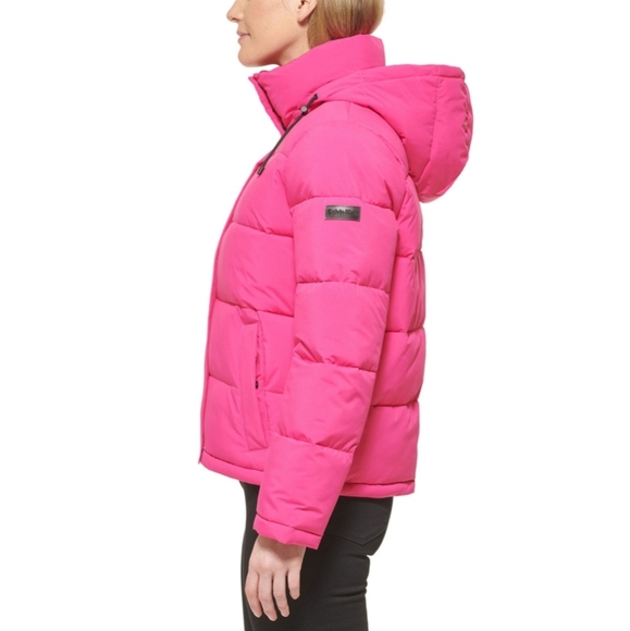 NWT CALVIN KLEIN Puffer Cropped Coat XXL - Picture 6 of 6